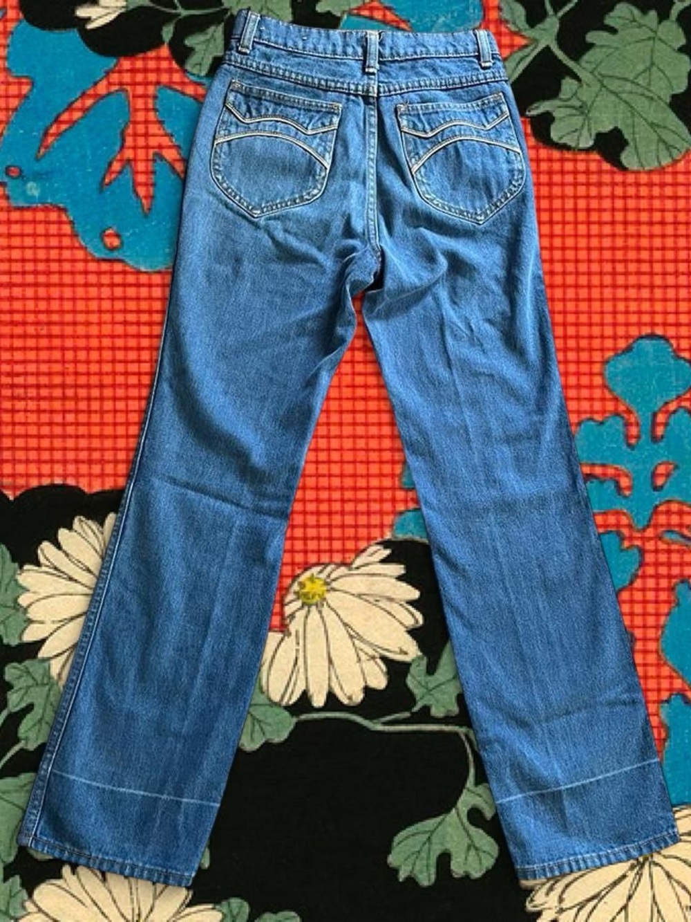 VINTAGE • 70s Western Style Bootcut Jeans 24 x 26 JcPenney